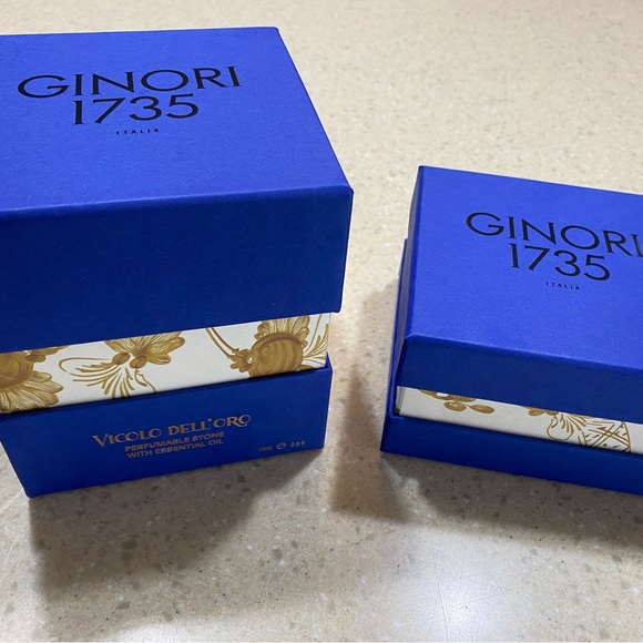 BRAND NEW Ginori 1735 Scented Stone Box AND Diffuser Stone With Essential Oil! - Picture 5 of 9